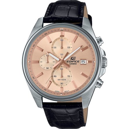 Zegarek Męski Casio Edifice Momentum EFV-610EL-5AUEF srebrny na pasku