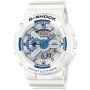 Zegarek Casio G-Shock GA-110HDS-7AER biały z niebieskimi akcentami