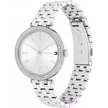 Tommy Hilfiger Natalie zegarek damski srebrny z cyrkoniami 1782719