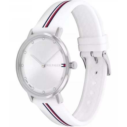Tommy Hilfiger Pippa zegarek damski na pasku z białą tarczą 1782735
