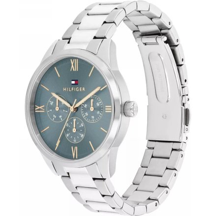 Tommy Hilfiger Camille zegarek damski srebrny z niebieską tarczą 1782745