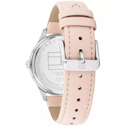 Tommy Hilfiger Gianna zegarek damski srebrny z różowym paskiem 1782748