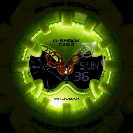 Casio G-SHOCK Analog LCD GA-V01-9AER zielony nowość