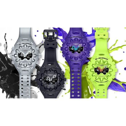 Casio G-SHOCK Analog LCD GA-V01-9AER zielony nowość
