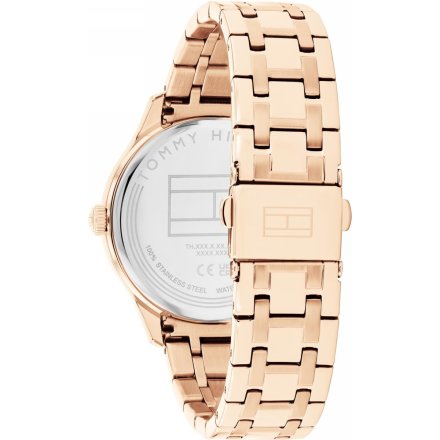 Tommy Hilfiger Gianna zegarek damski różowozłoty z różowozłotą tarczą 1782752