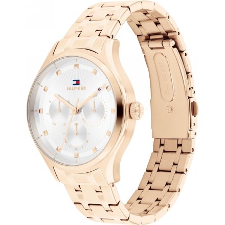 Tommy Hilfiger Gianna zegarek damski różowozłoty z różowozłotą tarczą 1782752