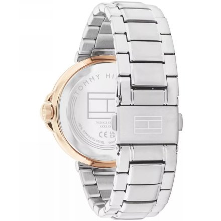 Tommy Hilfiger Lori zegarek damski srebrny z niebieską tarczą 1782754
