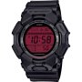 Casio G-SHOCK Digital GD-010BBR-1ER zegarek czarny z czerwonym wyświetlaczem 