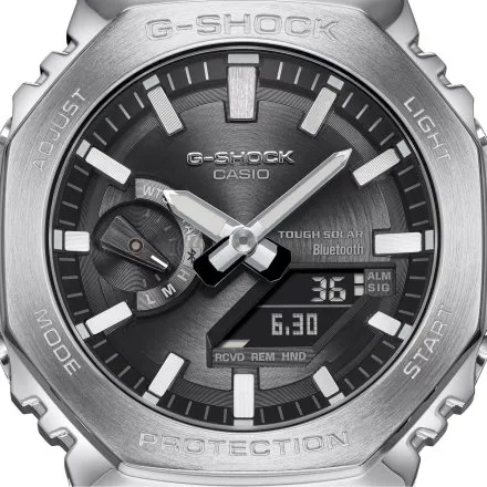 Zegarek Casio G-SHOCK 2100 Series GM-B2100SD-1AER srebrny na bransolecie