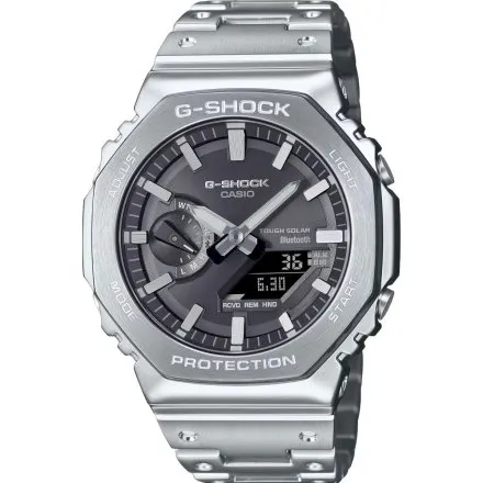 Zegarek Casio G-SHOCK 2100 Series GM-B2100SD-1AER srebrny na bransolecie