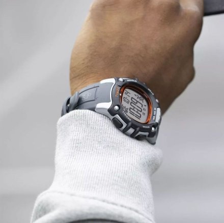 Timex Ironman TW5M64500 Zegarek męski szaro-czarny sportowy z wyświetlaczem