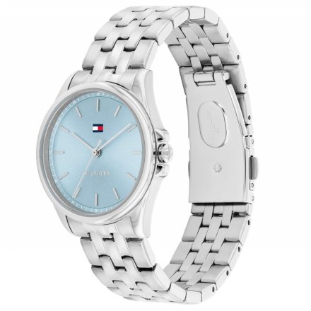 Tommy Hilfiger Jade zegarek damski srebrny z niebieską tarczą 1782771