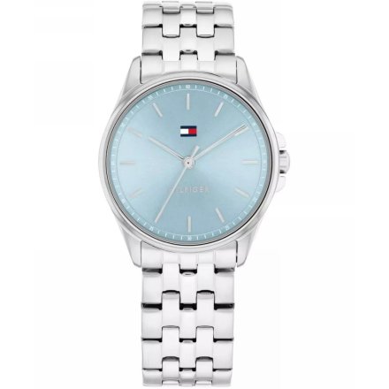 Tommy Hilfiger Jade zegarek damski srebrny z niebieską tarczą 1782771