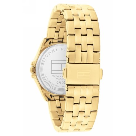 Tommy Hilfiger Jade zegarek damski złoty z niebieską tarczą 1782776