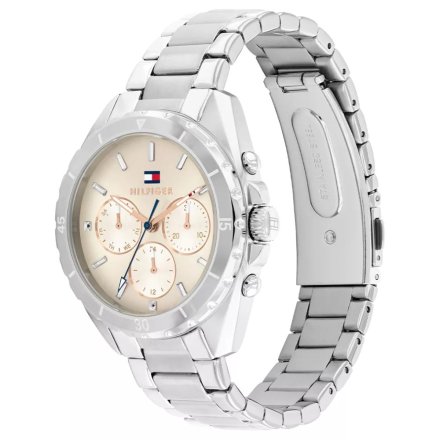 Tommy Hilfiger Mellie zegarek damski srebrny z perłową tarczą 1782782