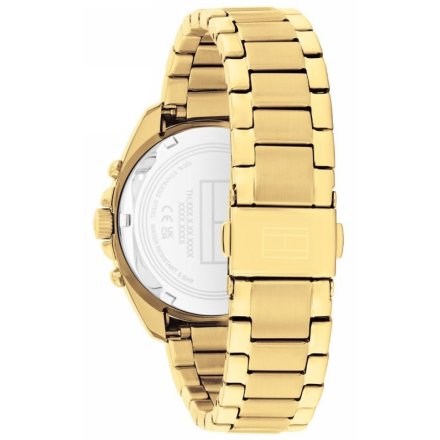 Tommy Hilfiger Mellie zegarek damski złoty z niebieską tarczą 1782783