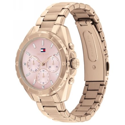 Tommy Hilfiger Mellie zegarek damski różowozłoty z różowozłotą tarczą 1782784