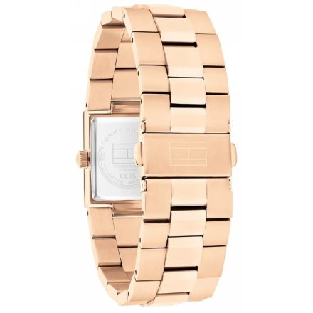 Tommy Hilfiger Ivy zegarek damski różowozłoty z fioletową tarczą 1782788