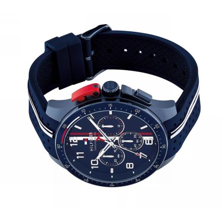 Tommy Hilfiger Bank zegarek męski granatowy z granatowym paskiem 1792169