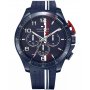 Tommy Hilfiger Bank zegarek męski granatowy z granatowym paskiem 1792169