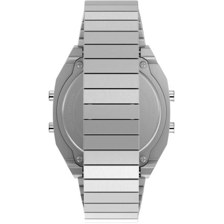 Timex T80 TW2W47700 damski zegarek srebrny z wyświetlaczem