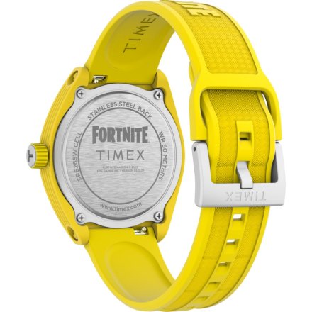 Timex Urban Pop Fortnite TW2W96700 żółty z kauczukowym paskiem