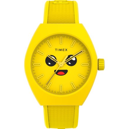 Timex Urban Pop Fortnite TW2W96700 żółty z kauczukowym paskiem