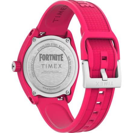 Timex Urban Pop Fortnite TW2W96800 różowy z kauczukowym paskiem