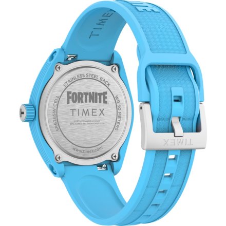 Timex Urban Pop Fortnite TW2W96900 niebieski z kauczukowym paskiem