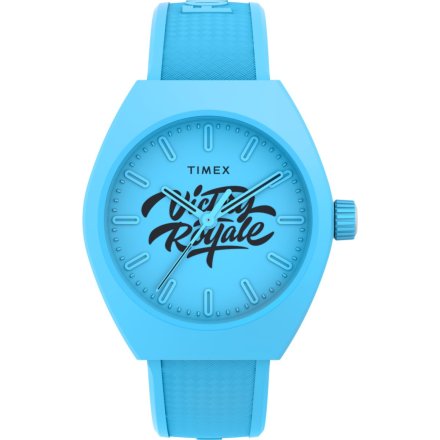 Timex Urban Pop Fortnite TW2W96900 niebieski z kauczukowym paskiem