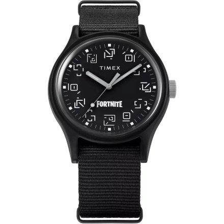 Timex MK1 X Fortnite TW2W97000 czarny z parcianym paskiem