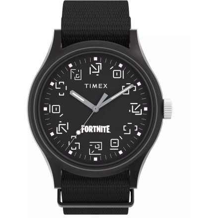 Timex MK1 X Fortnite TW2W97000 czarny z parcianym paskiem