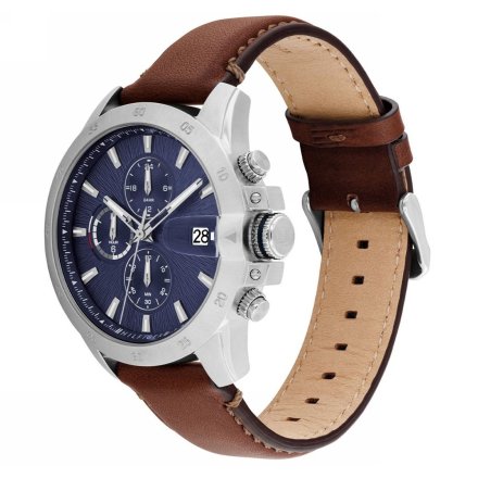 Tommy Hilfiger Jameson zegarek męski srebrny z chronografem 1792195