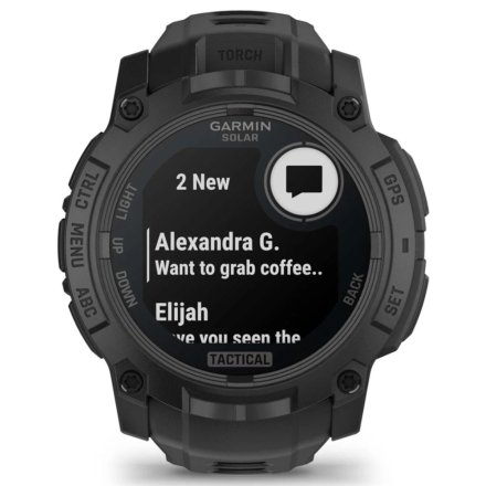 Zegarek Garmin Instinct 3 SOLAR 50 mm Tactical Edition czarny 010-02935-50