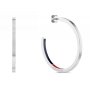 Tommy Hilfiger Layered Enamel kolczyki damskie srebrne 2780811