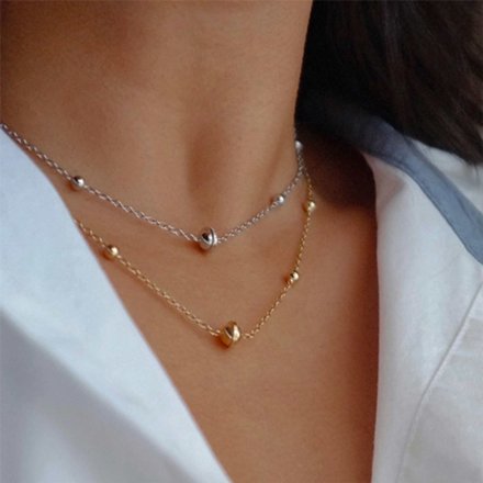 Tommy Hilfiger Orbs naszyjnik łańcuszek damski srebrny 2780818