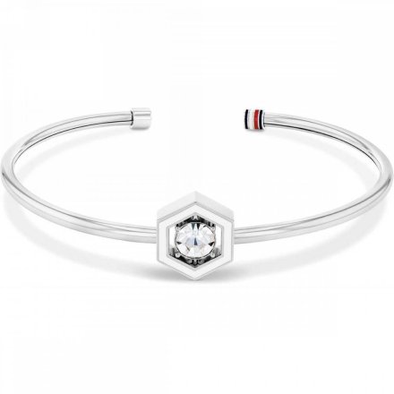 Tommy Hilfiger Geometric bransoletka damska srebrna 2780856
