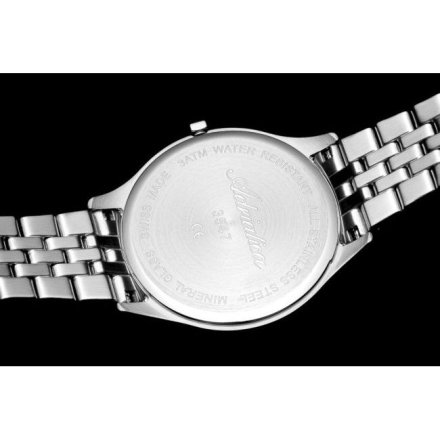 Zegarek damski Adriatica srebrny z datownikiem  A3547.5187Q Swiss Made