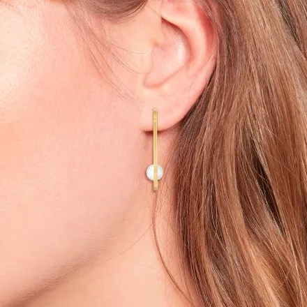 Tommy Hilfiger Semi-Precious Beads kolczyki damskie złote 2780964