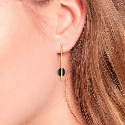 Tommy Hilfiger Semi-Precious Beads kolczyki damskie złote 2780965