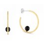 Tommy Hilfiger Semi-Precious Beads kolczyki damskie złote 2780965