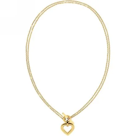 Tommy Hilfiger Toggle Heart naszyjnik damski złoty 2780968
