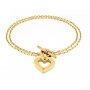 Tommy Hilfiger Toggle Heart bransoletka damska złota 2780970