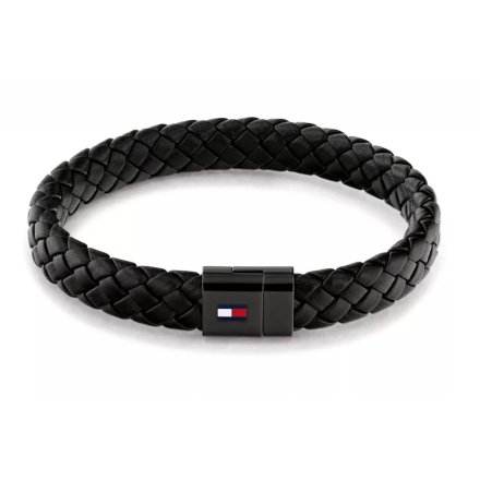 Tommy Hilfiger bransoletka męska skórzana czarna 2790331