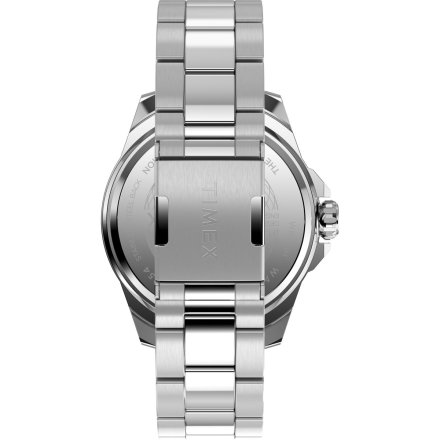 Timex Essex Day & Date TW2W92700 Męski zegarek srebrny na bransolecie
