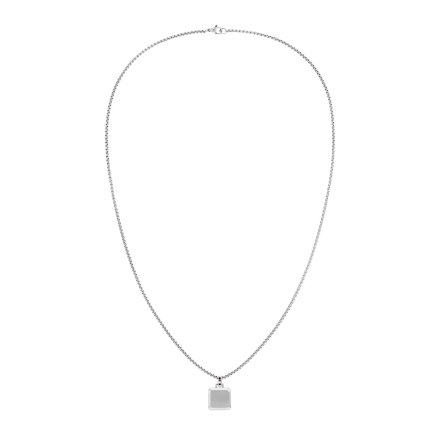 Tommy Hilfiger Iconic Square naszyjnik męski srebrny 2790543