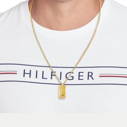 Tommy Hilfiger Jameson naszyjnik męski złoty 2790628