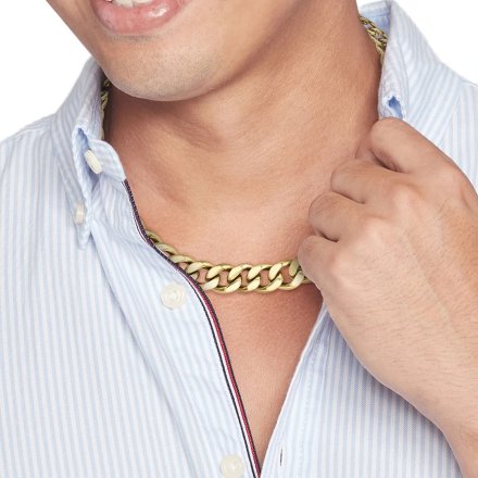 Tommy Hilfiger Wild naszyjnik męski złoty 2790636