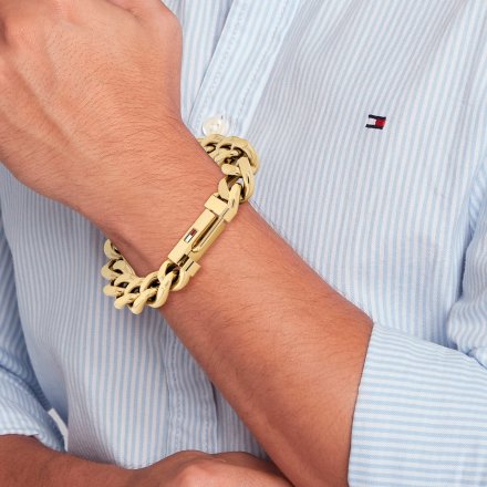 Tommy Hilfiger Wild bransoletka męska złota 2790638