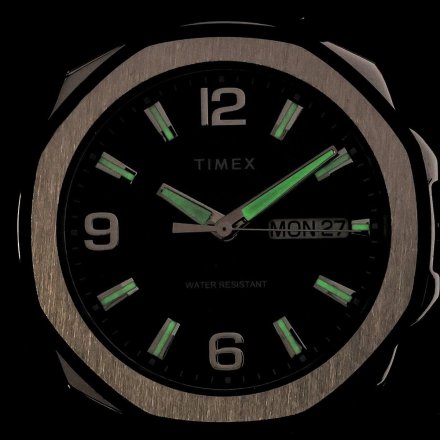 Timex Essex Day & Date TW2W92800 Męski zegarek srebrny na pasku